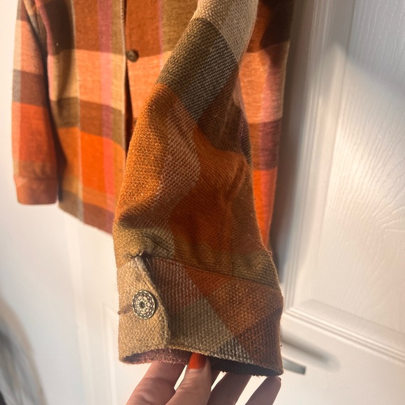 Orange Plaid Jacket - Picture 8 of 9